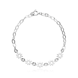 Pulsera Plata primera ley estrellas "Eridani"