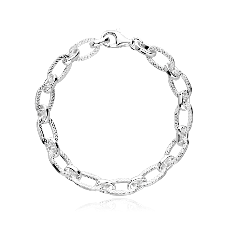 Pulsera Plata Primera ley 18cm "Asilah"