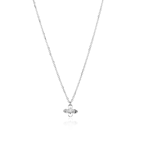 Gargantilla Oro 18k y diamante 0.03cts "Dalia"