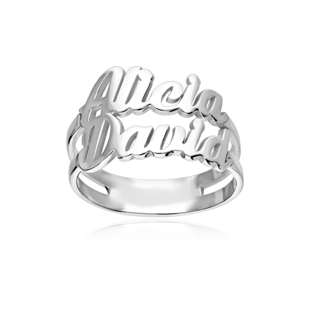 Anillo personalizable Plata primera ley "Turaven"