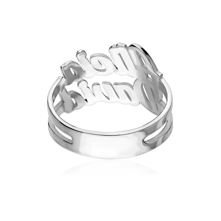 Anillo personalizable Plata primera ley "Turaven"