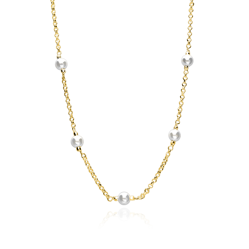 Gargantilla plata primera ley y perlas "Vichy"