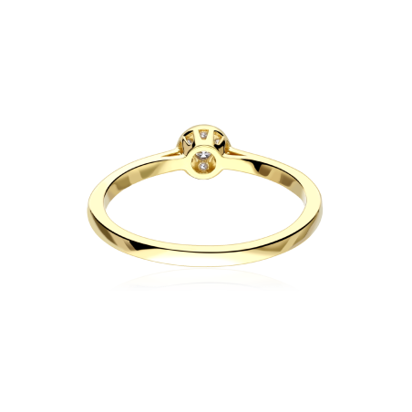 Anillo Oro 18k y diamantes 0.096cts "Sizem"