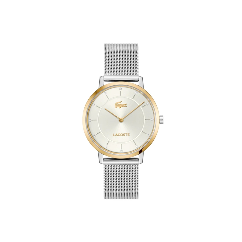 Reloj Lacoste Crocorigin plateado y dorado mujer 2001472