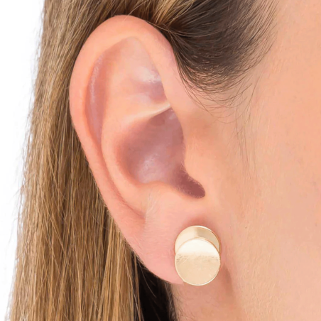 Pendientes Vidal & Vidal círculos G3211B