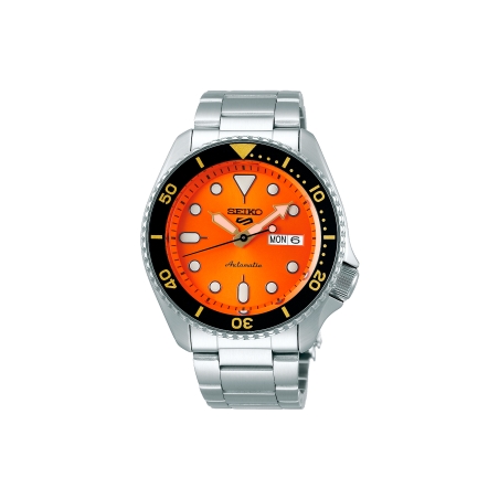 Reloj Seiko 5 Sports SKX naranja hombre SRPD59K1