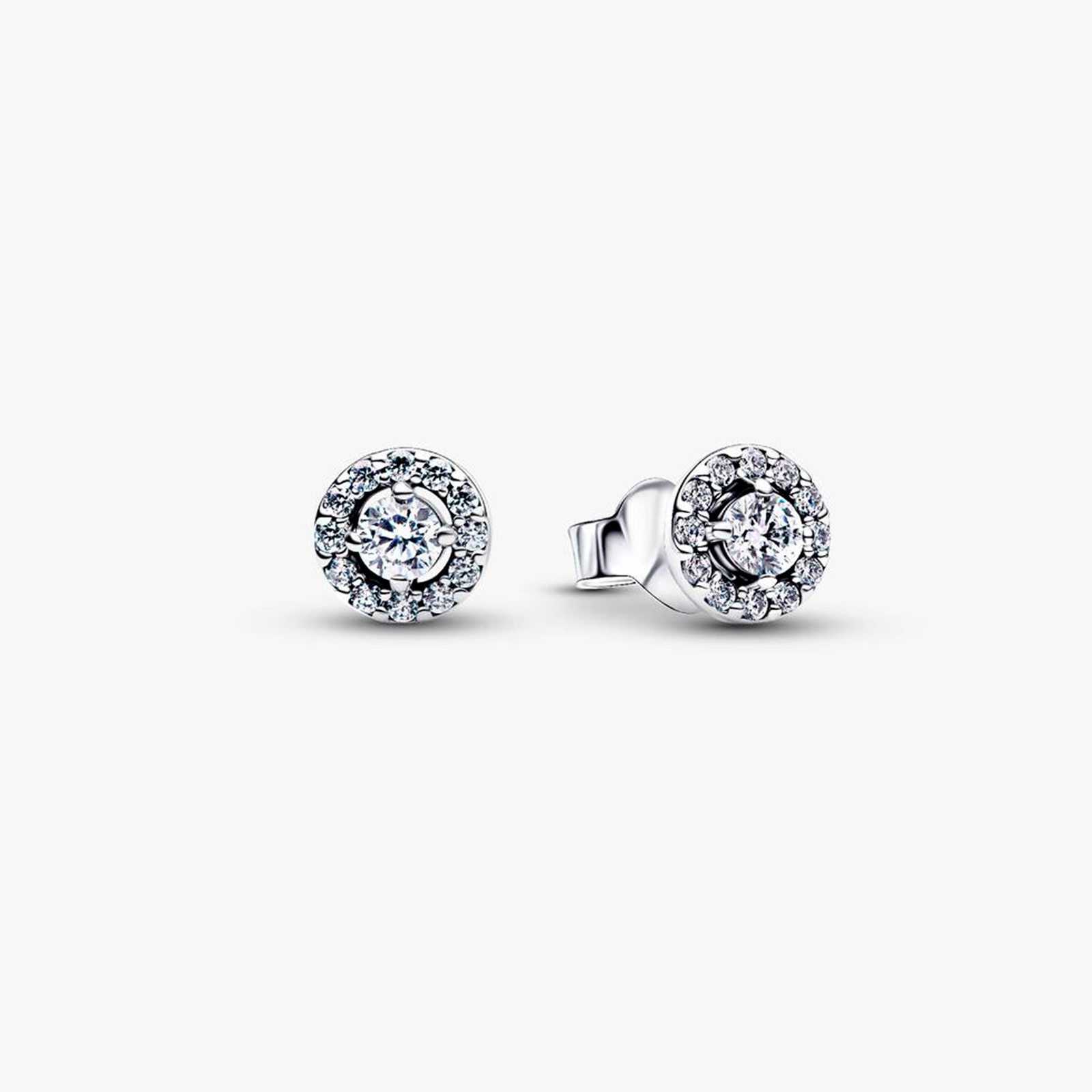 Pendientes Pandora halo plata 293019C01 - Joyerías Sánchez