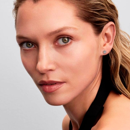 Pendientes Pandora halo plata 293019C01