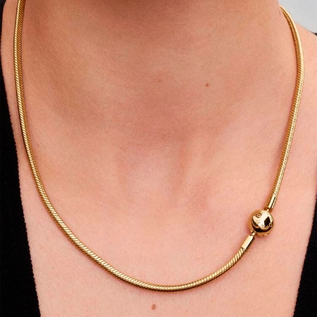 Collar Pandora cadena serpiente 362234C00-45