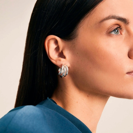 Pendientes Vidal & Vidal aro triple Q3008