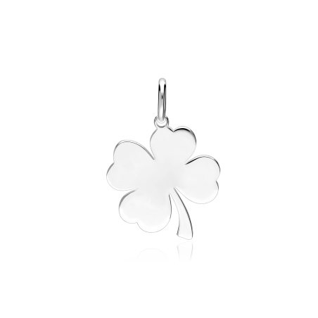 Colgante Plata primera ley Trébol "Suerte"