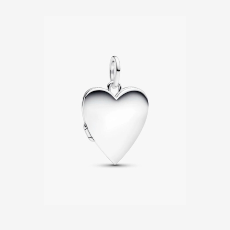 Colgante Pandora corazón plata grabable 394013C01