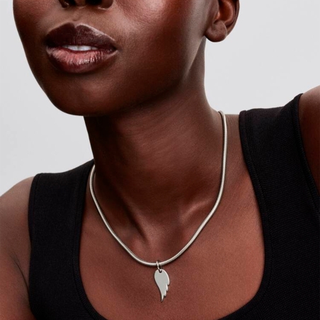 Colgante Pandora ala plata grabable 394014C00