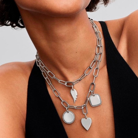 Colgante Pandora ala plata grabable 394014C00