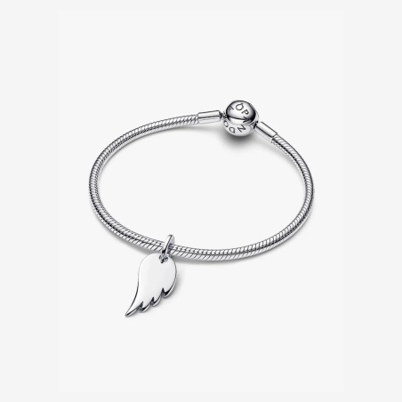 Colgante Pandora ala plata grabable 394014C00