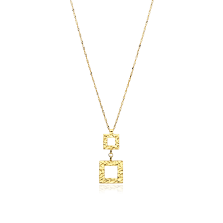 Gargantilla Plata de ley baño Oro 18k "Saers"