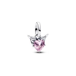 Charm Pandora Mini Corazón con Alas 793626C02