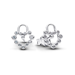 Pendientes Pandora Corazones Candado 294419C01