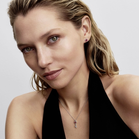 Pendientes Pandora Corazones Cherry 298427C04