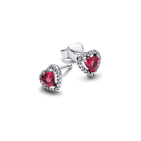 Pendientes Pandora Corazones Cherry 298427C04