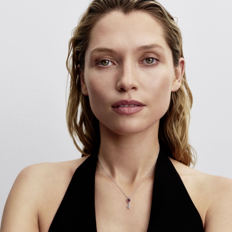 Collar Pandora Llave Corazón Cherry 394392C01