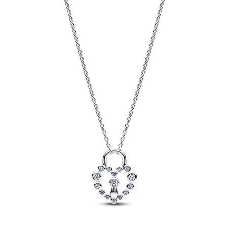 Collar Pandora Corazón Candado 394416C01