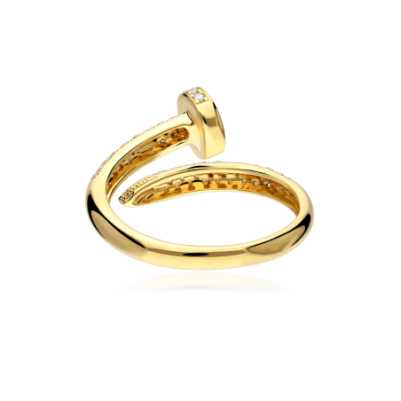 Anillo Oro 18k y diamantes 0.47cts "Cloun"