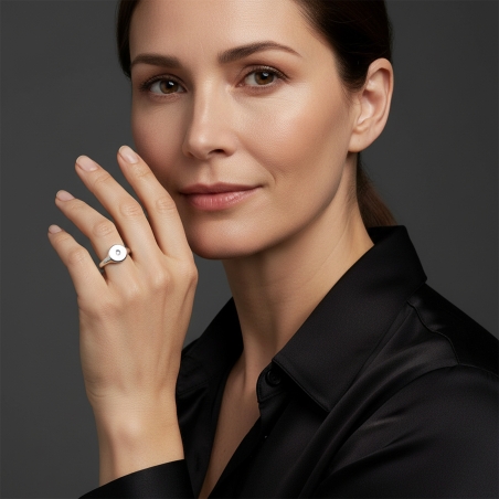 Anillo Plata de ley y circonitas "Maddy"