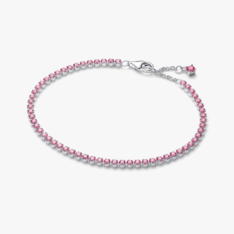 Pulsera Pandora Tennis Rosa 593927C02
