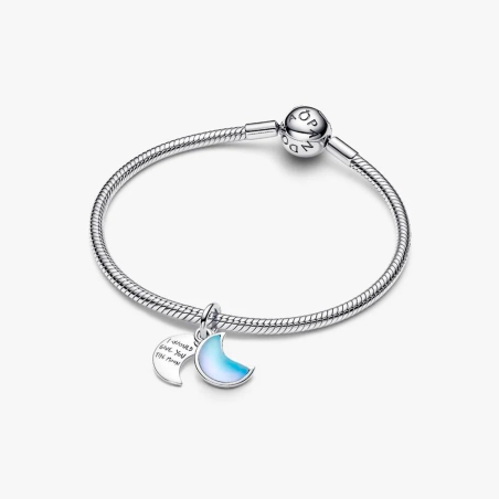 Charm Pandora colgante luna creciente doble 794272C01