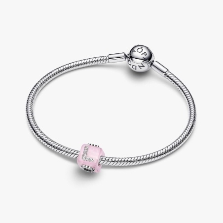 Charm Pandora Cubo Murano Rosa 794433C01