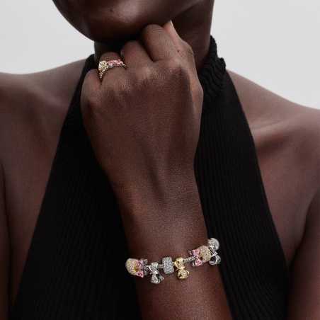 Charm Pandora Lazo Rosa brillante 794253C01