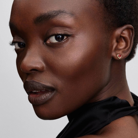 Pendientes Pandora Corazones Cherry 268427C02