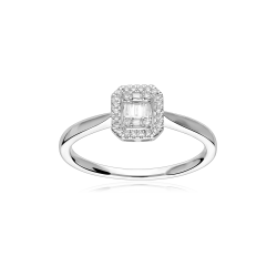 Anillo Oro 18k y diamantes 0.15cts "Ailish"