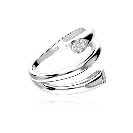 Anillo Plata primera ley y circonitas "Campanilla"