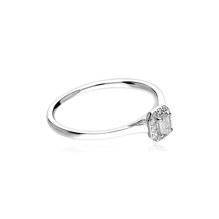 Anillo Oro 18k y diamantes 0.17cts "Eilish"