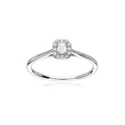 Anillo Oro 18k y diamantes 0.17cts "Eilish"