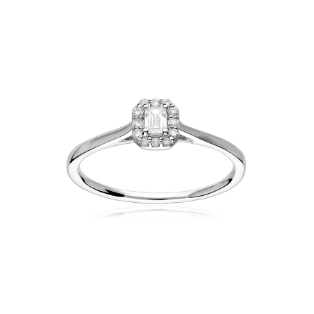 Anillo Oro 18k y diamantes 0.17cts "Eilish"