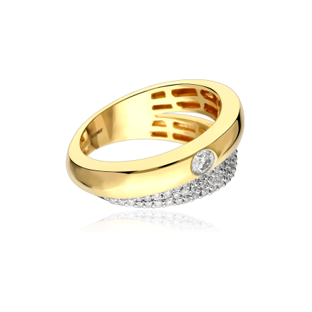 Anillo Oro 18k y diamantes 0.54cts "Bleban"