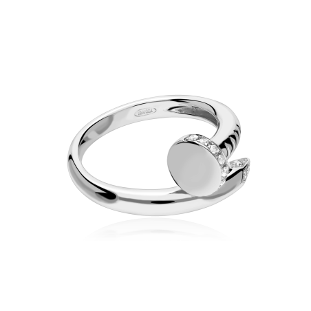 Anillo Oro 18k y diamantes 0.10cts "Cloude"