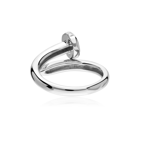 Anillo Oro 18k y diamantes 0.10cts "Cloude"