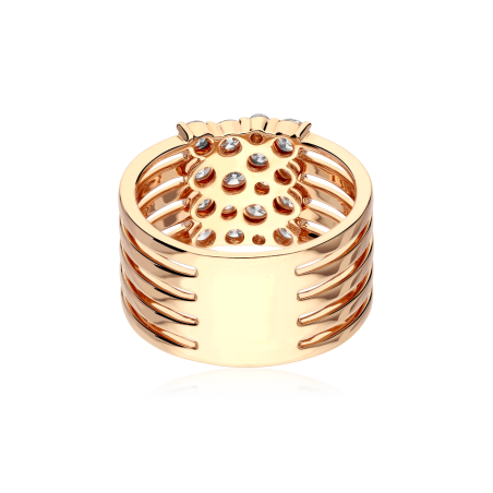 Anillo Oro rosa 18k y diamantes 1.61cts "Luxure"