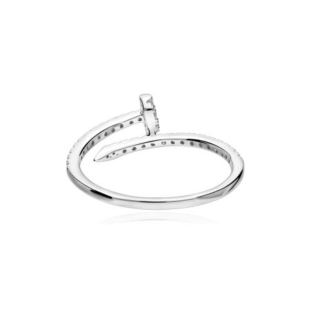 Anillo Oro 18k y diamantes 0.25cts "Cloun"