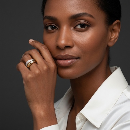 Anillo Oro 18k y diamantes 0.54cts "Bleban"