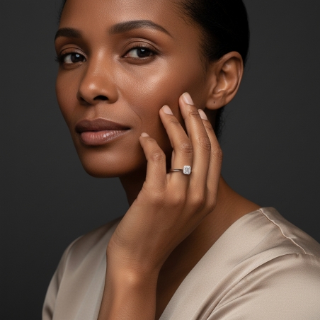 Anillo Oro 18k y diamantes 0.15cts "Ailish"