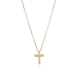 Gargantilla Oro 18k y diamantes 0.07cts "Yiss"