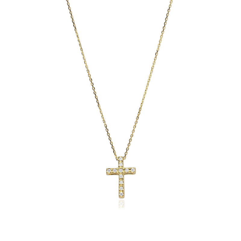 Gargantilla Oro 18k y diamantes 0.07cts "Yiss"