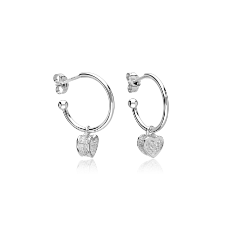 Pendientes Itemporality Plata y circonitas SEA-101-050-UU