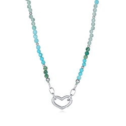 Collar Viceroy Plata y gemas azules 13263C000-93