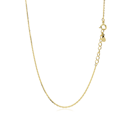 Gargantilla Plata baño Oro 18k y circonitas "Óvame"